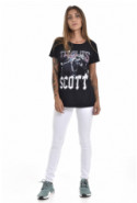 Camiseta Korova Rap 90s Scott Preta