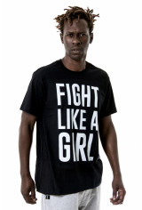 Camiseta Korova Fight Like a Girl Preta