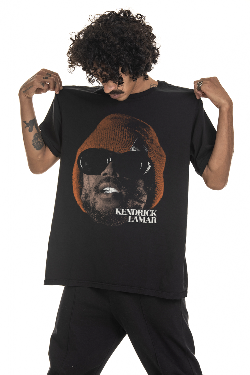 Camiseta Korova FACES 2Y24 Kendrik Lamar (LF) Preta