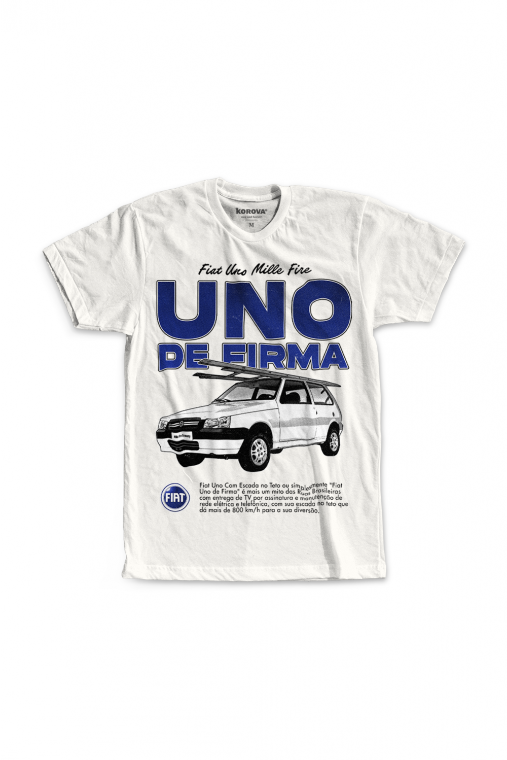 Camiseta korova VINTONE Fiat Uno de Firma Off-White