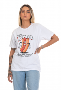 Camiseta Korova Groovy Retro Prints Hot Dog Branca