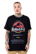 Camiseta Korova Poster Jurassic Park Preta