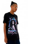 Camiseta (regular) SZA 90s Preta