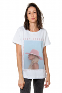 Camiseta Korova Lady Gaga Joanne Branca