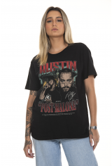 Camiseta Korova Merch Post Malone 90s Preta