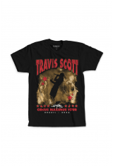 Camiseta Korova Circus Travis Scott Preta 