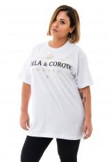 Camiseta (regular) Moela e Corote Branca