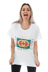 Camiseta Korova G•cci Gang Branca