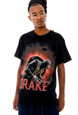 Camiseta (regular) Mortal Kombat Drake Preta