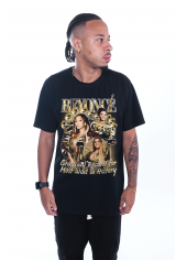 CAMISETA KOROVA BEYONCÉ 90S PRETA