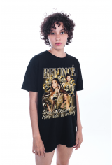 CAMISETA KOROVA BEYONCÉ 90S PRETA