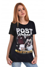 Camiseta Korova Rap 90s Post Malone Preta
