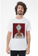 Camiseta (regular) Rihanna Papisa Branca