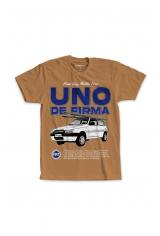 Camiseta korova VINTONE Fiat Uno de Firma Marrom