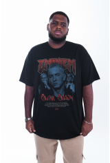Camiseta Korova VINTONE Eminem 90s(LF) Preta