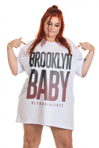 Camiseta Korova Brooklyn Baby Branca