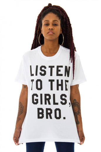 Camiseta Korova Listen To The Girls Branca
