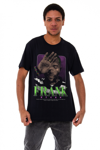 Camiseta Korova Merch Frank Ocean 90s Preta