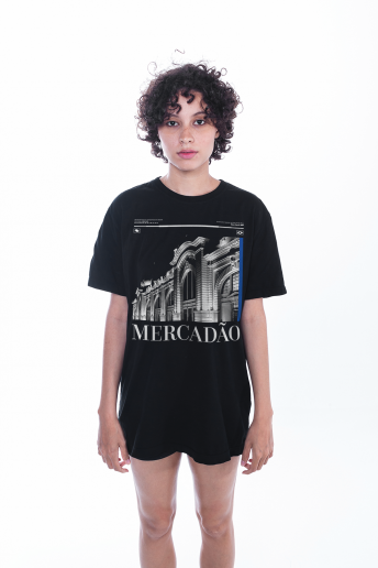 Camiseta Korova SPKRV Mercado Municipal Preta