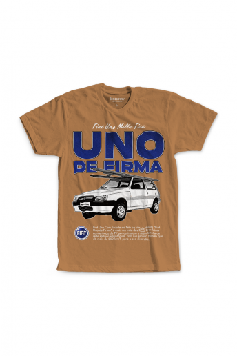 Camiseta korova VINTONE Fiat Uno de Firma Marrom