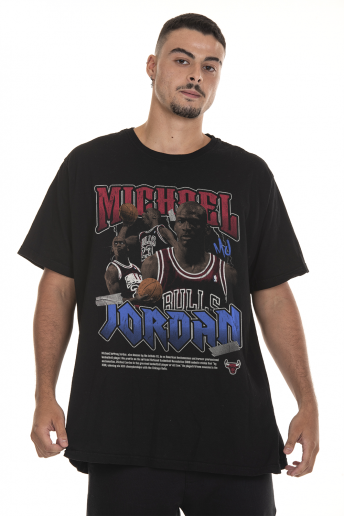 Camiseta Korova VINTONE Michael Jordan 90s(LF) Preta