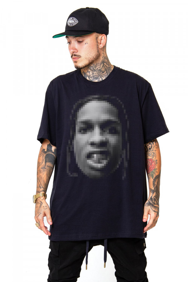 Camiseta Korova Pixel A$AP Rocky Preta