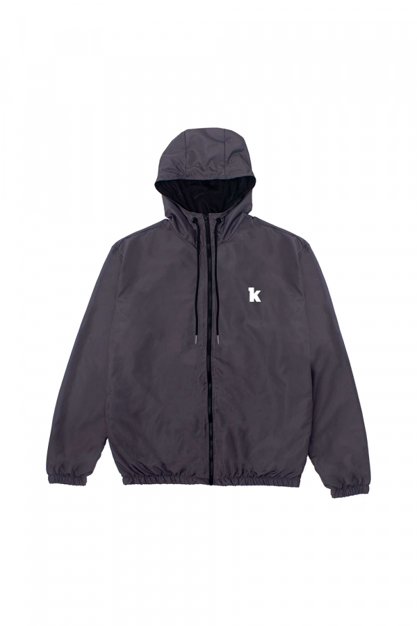 Jaqueta Korova Windbreaker K Cinza Chumbo