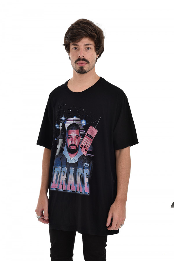 Camiseta Korova Rap 90s Drake Preta
