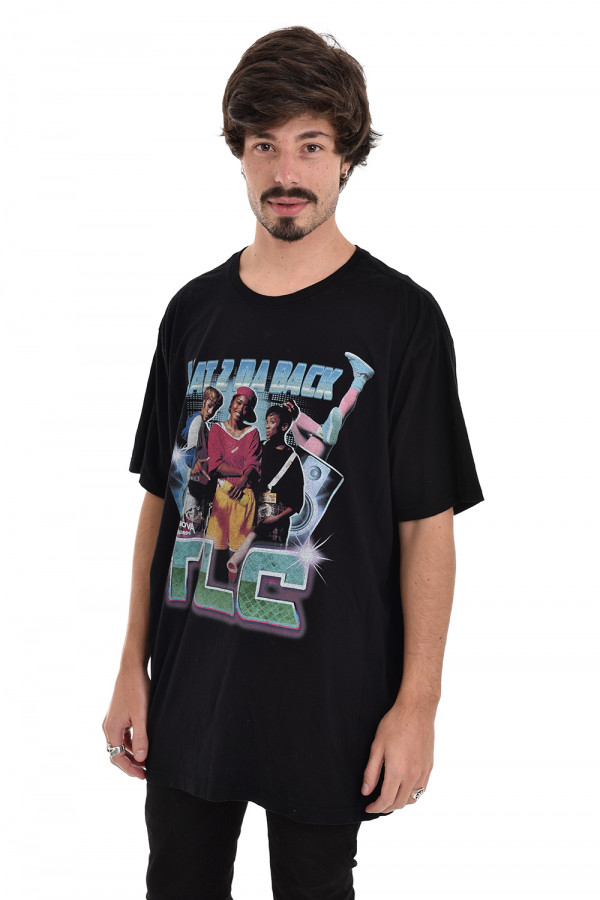 Camiseta Korova Rap 90s TLC Preta