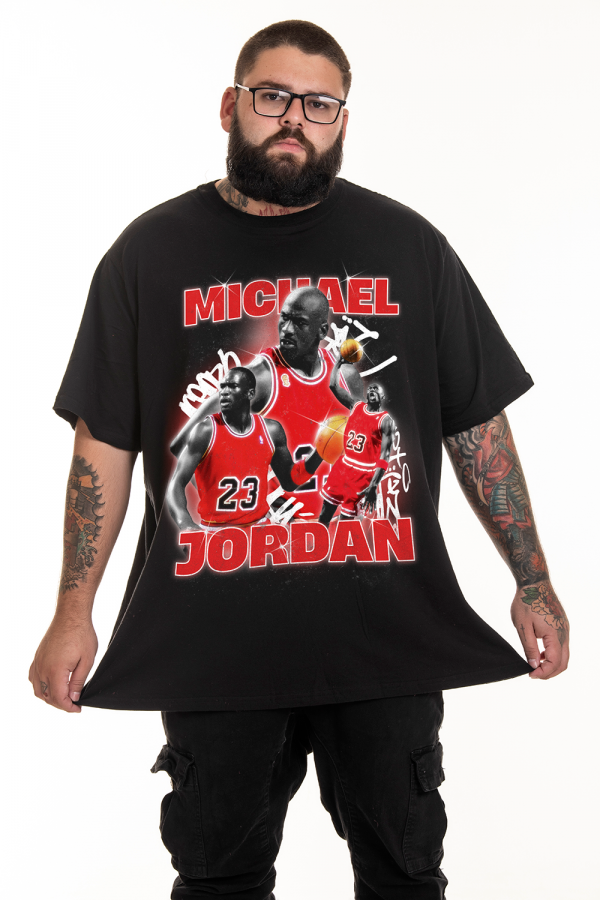 Camiseta Korova Icon Jordan 90s Preta