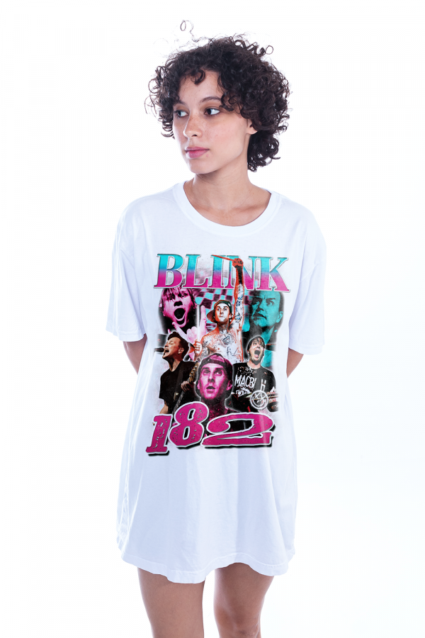 CAMISETA KOROVA BLINK182 90S BRANCA